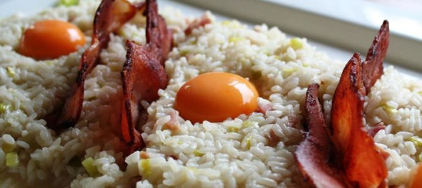 RISOTTO_with_PANCETTA_BACON_and_EGGS